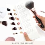 Niré Beauty Make up Pinselset, 15 teilig: preisgekrönte vegane Profi Pinsel mit Etui, Niré make up schwamm, Pinselreiniger, Guide & Geschenkschachtel – Bild 4