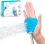 Aquapaw Pet Bathing Tool, Duschbrause & bürste in einem für Ihr Haustier, Duschhandschuh kompatibel mit Dusche, Badewanne und Gartenschlauch, Fellpflege für Hunde, Katze, Pferd
