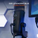 Blue Yeti USB-Mikrofon für Streaming, Gaming & Podcasting – Plug & Play – Schwarz – Bild 2