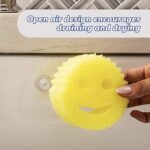 Scrub Daddy Caddy Smart Storage für Smile Face Schwämme SDDC Transparent Einzelpackung – Bild 6