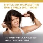 VITAMINS hair cosmetics, Vitamins Haarmaske Keratin Haarkur Behandlung, Biotin, Castor Oil, Collagen Protein & Kokosöl Deep Conditioner für geschädigtes dünnes trockenes strapaziertes Haar – Bild 3