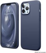 elago Liquid Silicone Case Kompatibel mit iPhone 13 Pro Max Hülle (6,7"), Hochwertiges Silikon, Rundumschutz Handyhülle 3-Layer Struktur Schutzhülle, Kratzfestes Weiches Mikrofaserfutter – Bild 9