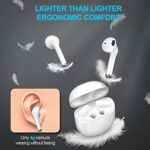 yobola Bluetooth Kopfhörer In Ear, Kopfhörer Kabellos Bluetooth 5.1 HiFi Stereoklang, IPX5 Wasserdicht Kabellose Kopfhörer Touch Control, Wireless Kopfhörer, Eingebautes Mikrofon, für Smartphone – Bild 7