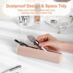FERYES Reise-Make-up-Pinselhalter, Silikon, trendig und tragbar, Kosmetikpinselhalter, weich und elegant, für Reisen – Bild 2