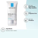 La Roche Posay, Effaclar Matmattierende Gesichtspflege gegen fettige Haut, Poren verfeinernde Feuchtigkeitscreme, Skin Care MakeUp Primer, 40 ml (1er Pack) – Bild 9