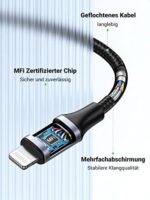 UGREEN Lightning zu Klinke Adapter 3,5 mm Kopfhörer Lightning Aux Adapter Lightning auf Aux Adapter kompatibel mit iPhone 14 14 Pro 13 13 Pro 12 12 Pro 12 Pro Max 12 Mini 11 11 Pro X usw.(Grau) – Bild 6