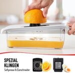 Multifunktionaler Gemüsehobel – Mandoline, Reibe & Spiralschneider in einem – Bild 5