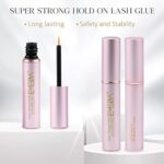 EMEDA Wimpernkleber, strip Lash glue 5ml, Wimpern kleber für lashes, Latex eyelash glue, Adhesive White Lashes Glue Schnelle Trockenzeit – Bild 3