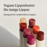 Melixir Vegane Lippenbutter #12 Caramel(getönt) (+8 weitere Farben) 3.9 g, bienenfrei, ohne Petrolatum,tief nährender veganer Lippenbalsam auf pflanzlicher Basis – Bild 2