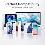 RAVIAD USB C Kabel [2Stück] Ladekabel USB C Nylon USB Typ C Kabel USB C Schnellladekabel für Samsung Galaxy S21 S20 S10 S9 A52 A51 A72 A12, Note 10 9, Huawei P40 P30, Redmi Note 10 9, Sony Xperia – Bild 6