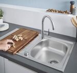 GROHE BauEdge - Einhand-Spültischbetterie (Einlochmontage, Einlochmontage, 360° schwenkbar) – Bild 4