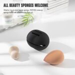 FERYES Make Up Schwamm Aufbewahrung – Shatterproof Silicone Beauty Make Up Blender Case for Travel – Bild 5