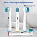 REDTRON Aufsteckbürsten für Oral B 8er & 16er, Elektrische Zahnbürsten Ersatzköpfe für Precision Clean, Zahnbürstenköpfe kompatibel mit Pro1000 Pro3000 Pro5000 Pro7000 und mehr – Bild 6
