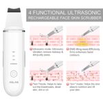 Ultraschallpeelinggerät ANLAN Skin Scrubber,Ultraschall-Peeling Porenreiniger Akne-Entferner Ionen Hautreiniger für Gesichtsreinigung Gesichtspflege – Bild 2