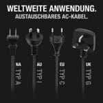 NOCO XGC4 56W Boost Power Adapter für GB70, GB150, GB250, GB251 und GB500 UltraSafe Lithium Starthilfen – Bild 4
