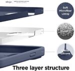 elago Liquid Silicone Case Kompatibel mit iPhone 13 Pro Max Hülle (6,7"), Hochwertiges Silikon, Rundumschutz Handyhülle 3-Layer Struktur Schutzhülle, Kratzfestes Weiches Mikrofaserfutter – Bild 2