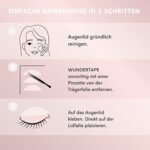 WUNDERTAPE Schlupflider Stripes Schlupflid Tape Streifen zum Augenlid Lifting ohne OP (wasserfest, unsichtbar, 24h halt, eyelid tape) Augenlid stripes unsichtbar – Bild 2
