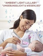 GROWNSY, Nasensauger Baby, Nasensauger Baby Elektrisch, Nasensauger Kinder Staubsauger Säuglinge Wiederaufladbar, Mit 3 SaugstäRken Musik & Licht Beruhigender Funktion Und 3 Grössen Silikon Tipps – Bild 3
