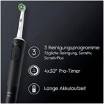 Oral-B Vitality Pro Elektrische Zahnbürste, Electric Toothbrush, 3 Putzmodi für Zahnpflege & Protect X Clean Zahnbürstenkopf, Geschenk Mann/Frau, Designed by Braun – Bild 4