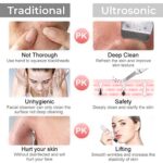 Ultraschallpeelinggerät ANLAN Skin Scrubber,Ultraschall-Peeling Porenreiniger Akne-Entferner Ionen Hautreiniger für Gesichtsreinigung Gesichtspflege – Bild 6