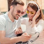 Syncwire Audio Y Splitter Kabel. 23cm Audio Splitter, 3,5mm Male auf 2X Female Nylon Kopfhörer Doppelstecker für Apple, Samsung, Smartphone, Kopfhörer, Lautsprecher, Mikrofon & Mehr – Bild 3