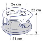 Rotho Babydesign Badesitz, mit Klappring und Kindersicherung, 7-16 Monate, bis 13 kg, BPA-frei, 35 x 31,3 x 22 cm – Bild 7