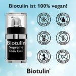 BIOTULIN, Supreme Skin Gel, Anti-Falten Serum mit Hyaluronsäure und Spilanthol, Reduziert Falten in 1 Stunde, Spendet Feuchtigkeit, 15ml – Bild 3