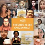 ANAiRUi Kurkuma Vitamin C Gesichtsmaske, Vitamin C Tonmaske mit Kaolin, Tonerde Maske für Akne und Dunkle Flecken, Gesichts Reinigung, Poren Verkleinern und Haut nähren, Gesichtsmasken Beauty, 120g – Bild 9