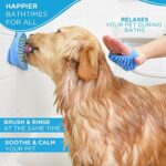 Aquapaw Pet Bathing Tool, Duschbrause & bürste in einem für Ihr Haustier, Duschhandschuh kompatibel mit Dusche, Badewanne und Gartenschlauch, Fellpflege für Hunde, Katze, Pferd – Bild 4
