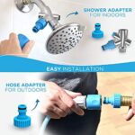 Aquapaw Pet Bathing Tool, Duschbrause & bürste in einem für Ihr Haustier, Duschhandschuh kompatibel mit Dusche, Badewanne und Gartenschlauch, Fellpflege für Hunde, Katze, Pferd – Bild 3
