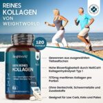 Kollagen Kapseln - 1170mg pures Marine Collagen - 120 Kapseln - NatiCol Kollagen-Hydrolysat Typ1 - Laborgeprüft in Deutschland - Reines Kollagen Protein Pulver in jeder Kapsel - Von WeightWorld – Bild 2