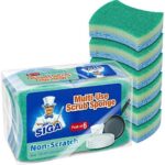 MR.SIGA Mehrzweck Zellulose-Schwamm, Beidseitiger Spülschwamm für Küche