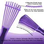 BESTOOL Haarbürste, Entwirrbürste für Naturhaar für Afro Haare 3a bis 4c Verworrenes, Welliges, Lockiges Haar, Entwirrer leicht mit Nass/Trocken, Verbesserung der Haartextur – Bild 2