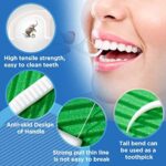 Razoko, Zahnseide Picks High Pull Zahnstocher Sticks, professionelle Clean Floss Picks, nicht aromatisierte Einweg Flosser Nachfüllpackung – Bild 3