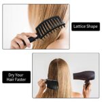 URAQT Haarbürste ohne Ziepen, Profi Entwirrungsbürste mit Griff, Wildschweinborsten Haarstyling Bürste für Lange Feine Dicke Lockige Haare – Bild 5
