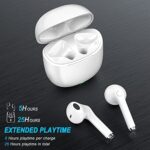 yobola Bluetooth Kopfhörer In Ear, Kopfhörer Kabellos Bluetooth 5.1 HiFi Stereoklang, IPX5 Wasserdicht Kabellose Kopfhörer Touch Control, Wireless Kopfhörer, Eingebautes Mikrofon, für Smartphone – Bild 11