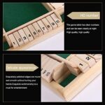 Kitchnexus Deluxe 4-Spieler Shut The Box Holz Tisch Spiel Klassisch Würfelspiel Board Spielzeug – Bild 2