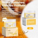 ANAiRUi Kurkuma Vitamin C Gesichtsmaske, Vitamin C Tonmaske mit Kaolin, Tonerde Maske für Akne und Dunkle Flecken, Gesichts Reinigung, Poren Verkleinern und Haut nähren, Gesichtsmasken Beauty, 120g – Bild 2