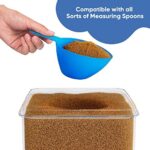 Chef's Path 4 Extra Large Food Storage Containers with Lids - Ideal as a Storage Container Set and Storage Containers for Flour, Sugar, Rice - Comes with Measuring Scoop – Bild 6