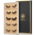 DYSILK 6D & 8D Falsche Wimpern Flauschige Lange Dramatische Natürliche Gefälschte Wimpern Dicke Weich Wiederverwendbar Künstliche Wimpern Pack Makeup 5 Stile Gemischt