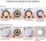 STAR SPANGLED Licht Drücken, Touch Lampe Batteriebetrieben, Schrankbeleuchtung, Unterbauleuchte Küche, Schranklicht, Klebeleuchte, Push Klebelampe, Top Bright LED Lampe – Bild 7