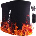 WIN.MAX Bauchweggürtel,Fitnessgürtel,Fitness Gürtel,Schwitzgürtel, Verstellbarer Neopren Sauna Bauchweggürtel, Gewichthebergürtel Schweiss Ab Gürtel Taillen