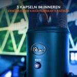 Blue Yeti USB-Mikrofon für Streaming, Gaming & Podcasting – Plug & Play – Schwarz – Bild 4