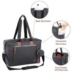Dikaslon Wickeltasche Grosse Windeltaschen für Mama und Papa, stilvolle Reisetasche mit Schnullerhalter und Wickelauflage – Bild 3