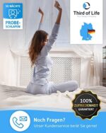 Seitenschläferkissen ACAMAR, Innovationspreis Ergonomie 2025, Orthopädisches Nacken-Kissen gegen Nackenschmerzen, Viscoelastischer & ergonomischer Memory-Foam, Kopfkissen mit Thermo-Bezug – Bild 8