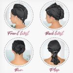 THE PERFECT HAIRCARE Mikrofaser-Haarhandtuch für Frauen – saugfähiger, schnell trocknender Turban für nasses, lockiges und langes Haar für Frauen, Mädchen und Kinder – Anti-Frizz – Bild 6