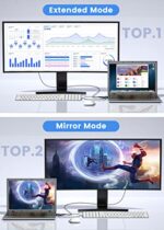 FOINNEX, VGA auf HDMI Adapter mit Audio, Alter PC zu TV/Monitor mit HDMI Converter, FOINNEX 1080p VGA zu HDMI (Stecker auf Buchse) Konverter/Wandler für Computer, Beamer, Laptop, PC, Monitor, Projector, HDTV – Bild 7