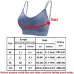 BQTQ 5 Stücke Bralette, V Hals Cami Top BH, Bralette Damen, Schlafen BH, für Frauen, Mädchen – Bild 2