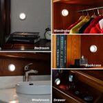 STAR SPANGLED Licht Drücken, Touch Lampe Batteriebetrieben, Schrankbeleuchtung, Unterbauleuchte Küche, Schranklicht, Klebeleuchte, Push Klebelampe, Top Bright LED Lampe – Bild 5