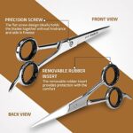 Utopia Care 6,5 zoll & 7,5 zoll, Edelstahl Haarschere Friseurschere, Professionelle Haar und Bartschneideschere, Professionelle Friseurschere, Scharf, langlebig – Bild 4